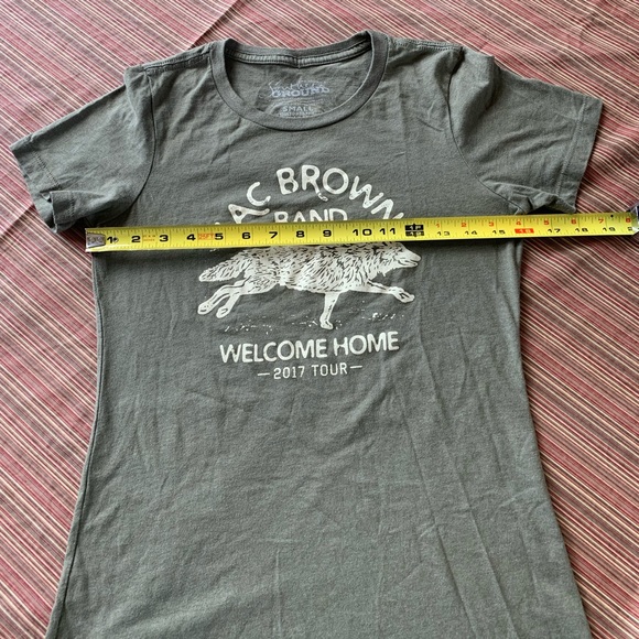 ZAC BROWN BAND WELCOME HOME 2017 TOUR SIZE SMALL green - Picture 2 of 10